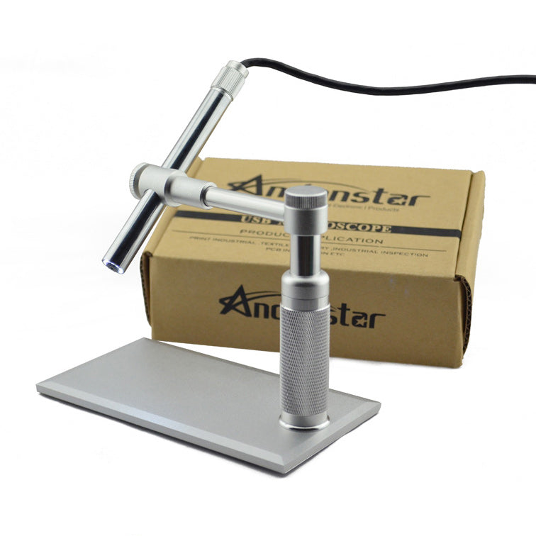 Andonstar CE/RoHS/FCC 1-500X 8LED HD 2MP USB Microscope Magnifier Pen Endoscope for Circuit Board Repairing