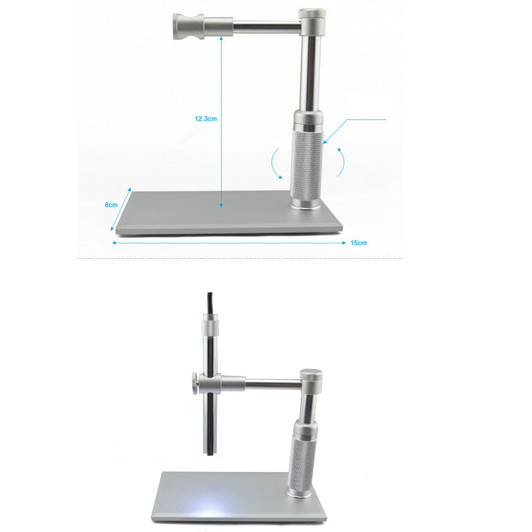 Andonstar CE/RoHS/FCC 1-500X 8LED HD 2MP USB Microscope Magnifier Pen Endoscope for Circuit Board Repairing