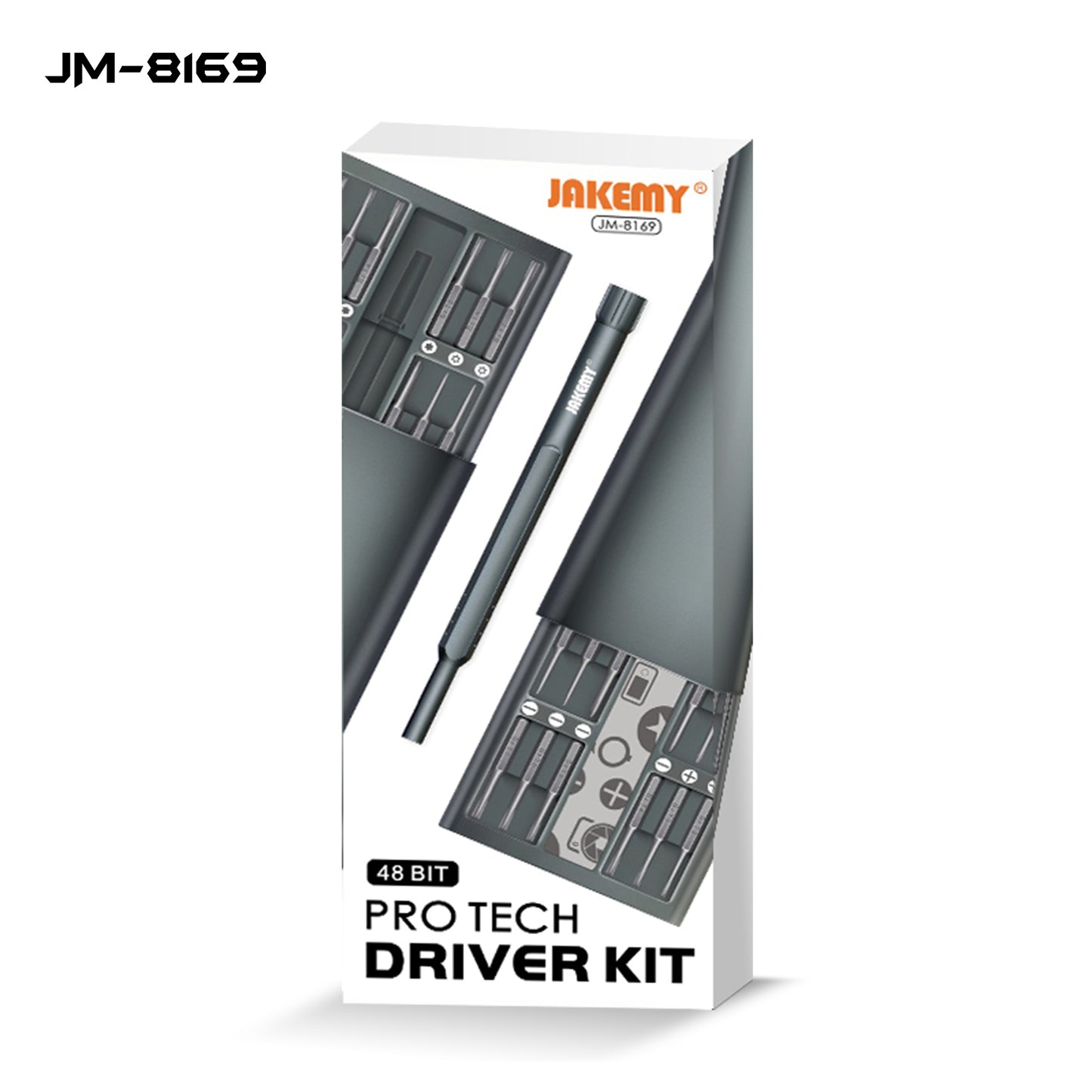 Jakemy JM-8169 49 in 1 Precision Screwdriver Set Multifunctional Screwdriver Bits Set Screwdriver Head Repair Tool Kit