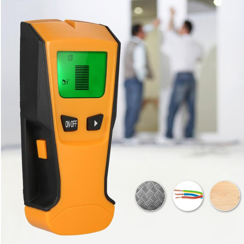 ST250 Metal Detector 3 in 1 Wood Studs Finder Metal Detector Backlight LCD Handheld AC Live Wire Detector Wall Scanner