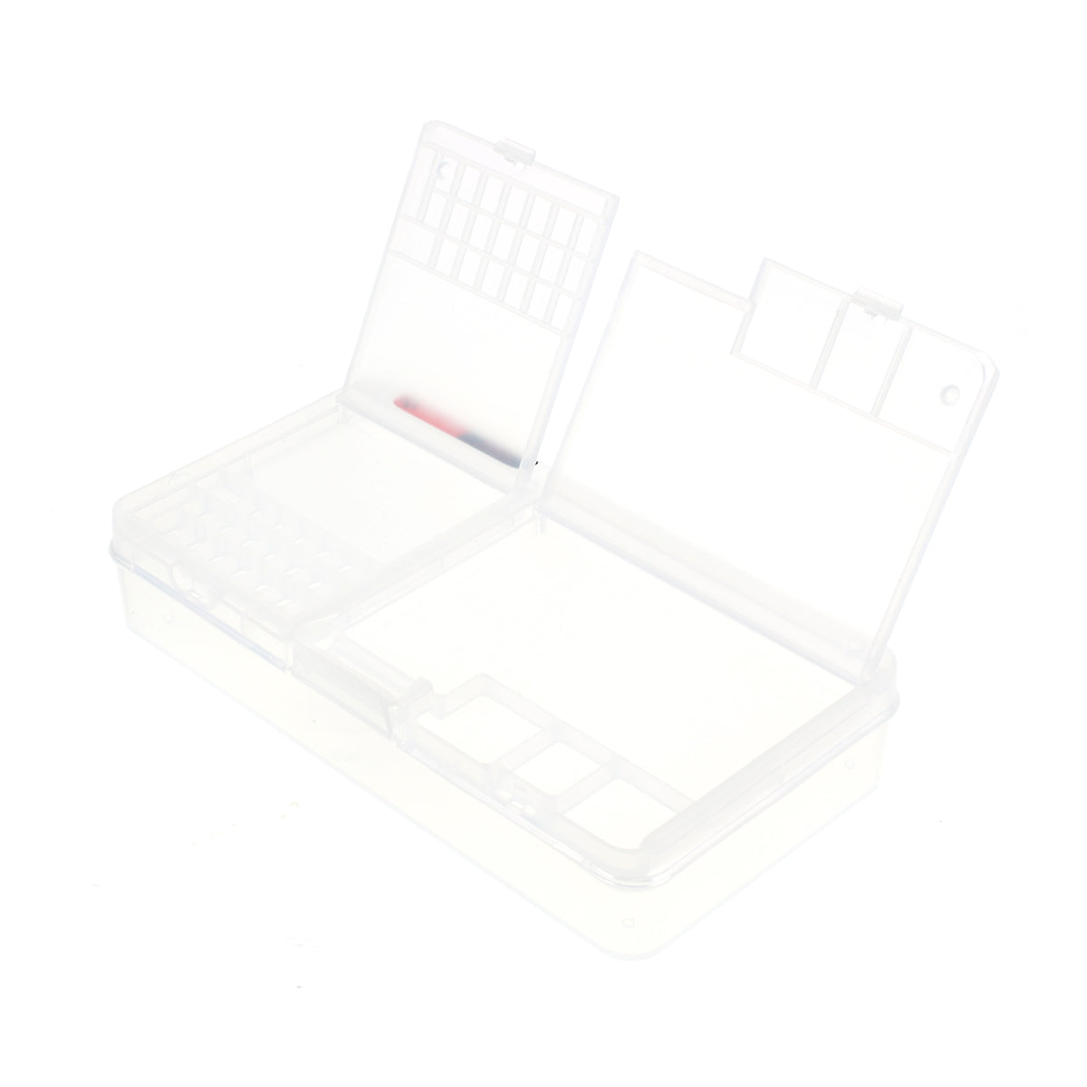OSS W 203 Double Layer Phone Parts Storage Box Phone Repair Multifunction Box - White