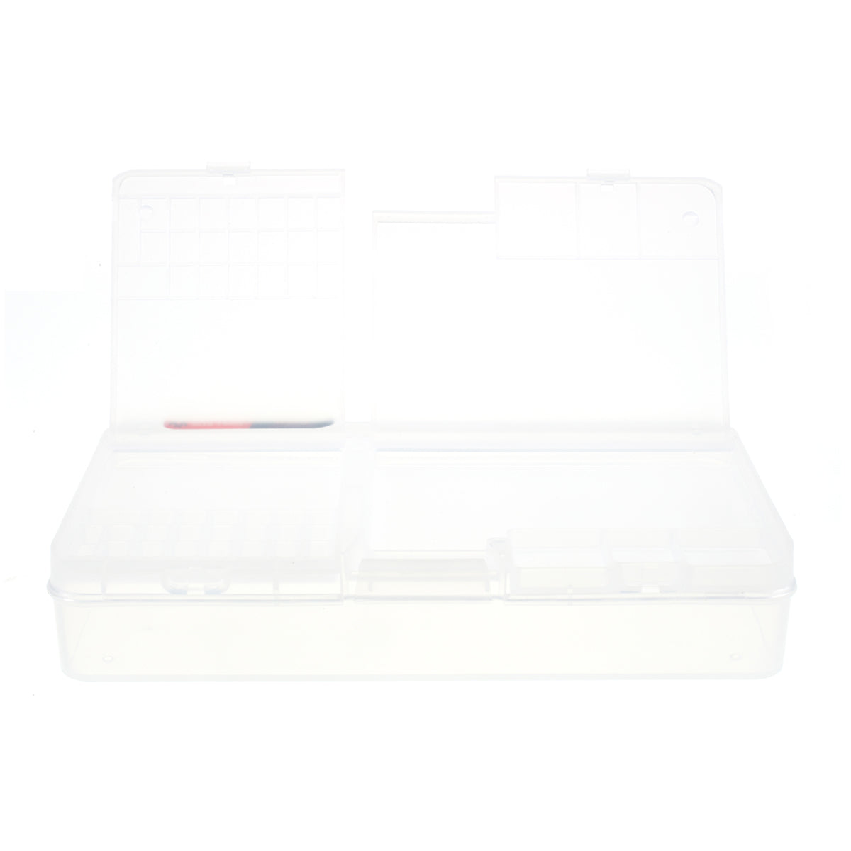OSS W 203 Double Layer Phone Parts Storage Box Phone Repair Multifunction Box - White