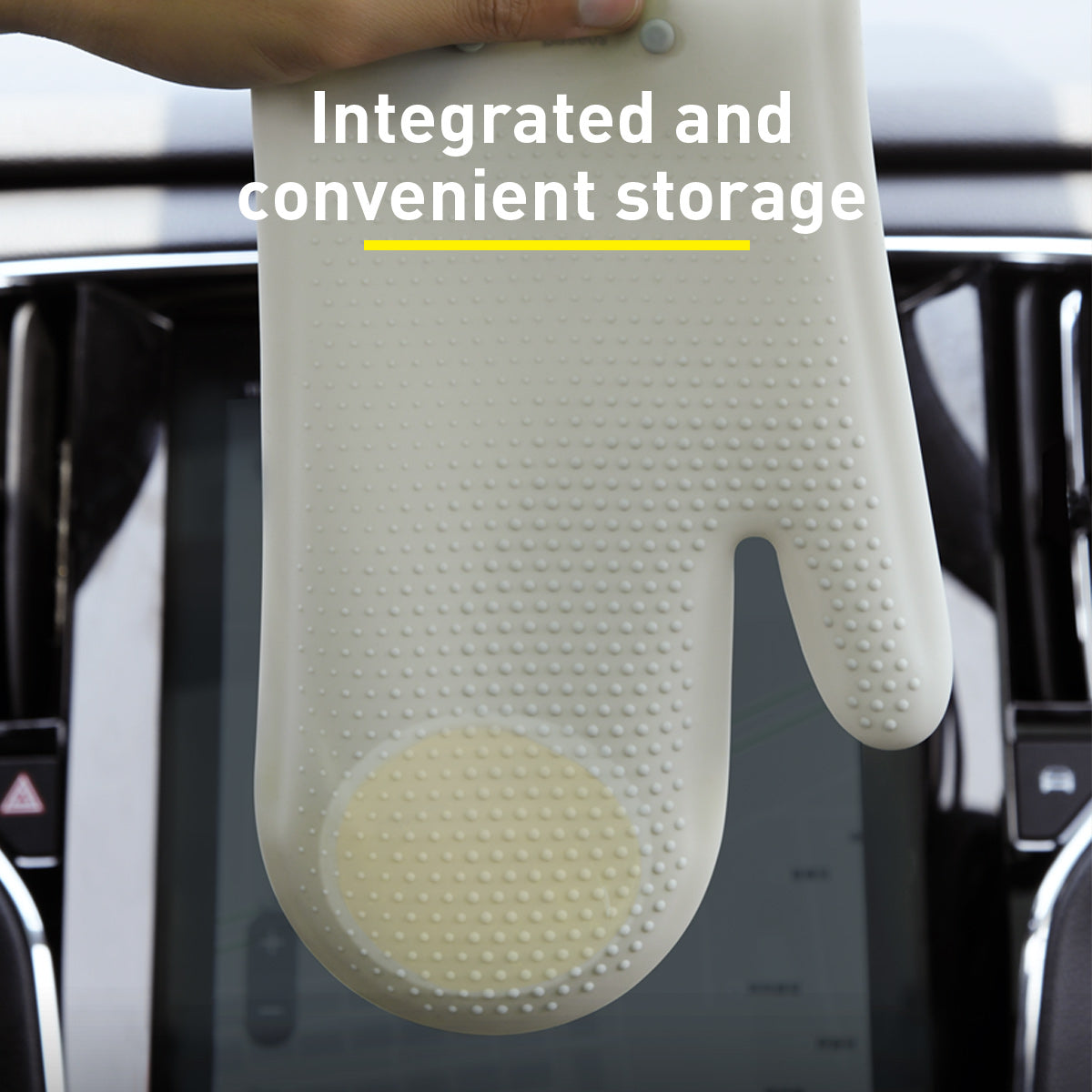 Clean Soft Rubber + Silicone Gloves Car Cleaning Kit