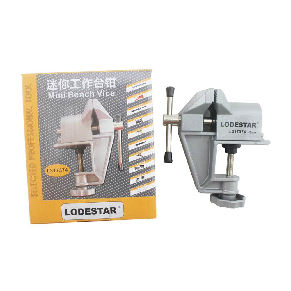 Uniqkart L317374 40mm Die-cast Aluminum Alloy Mini Bench Vice