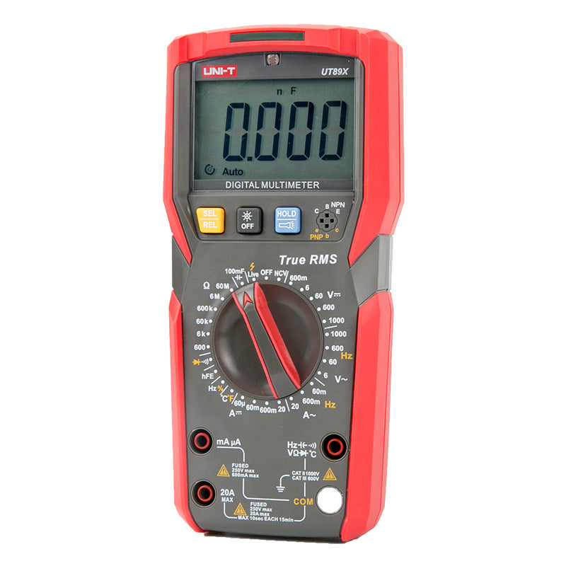 UNI-T UT89X Multimètre TRMS NCV - Voltmètre Amperemètre Avec Test Température