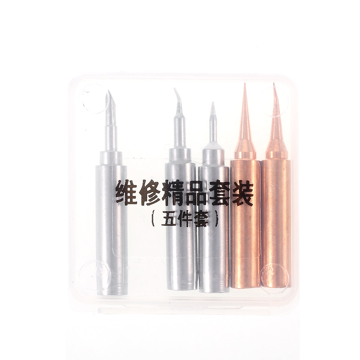 5Pcs/Set Fine Soldering Iron Tips Solder Kit Welding Station Tools Set