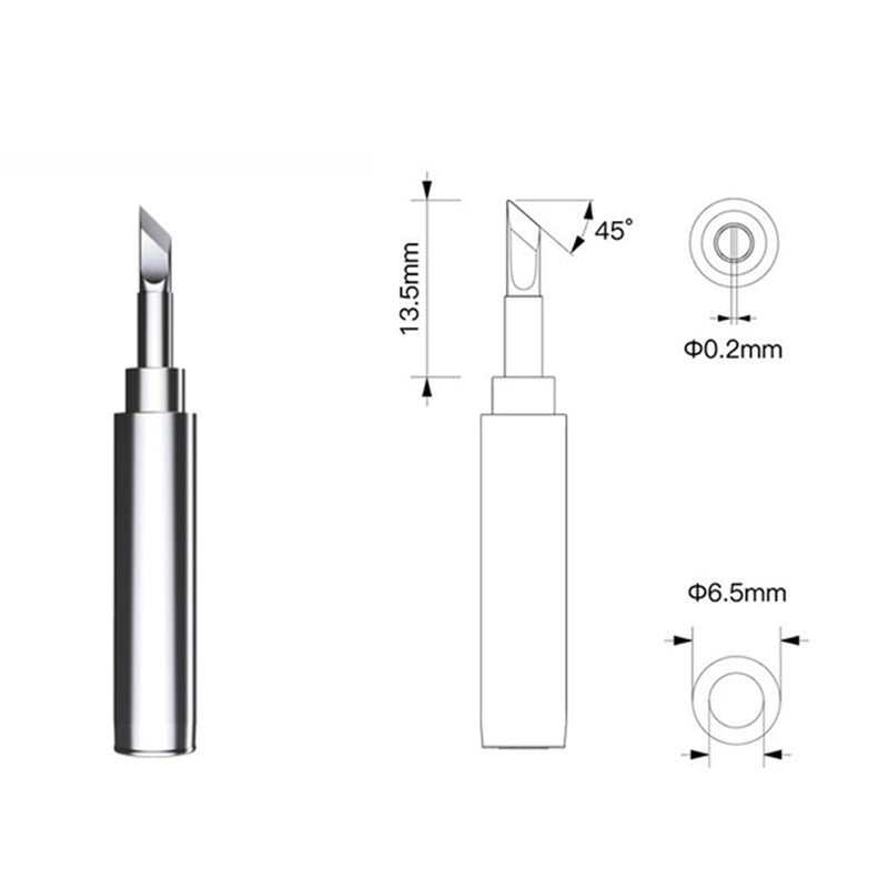 MaAnt WASP936 Universal Soldering Iron Tips Lead-free - K Shape
