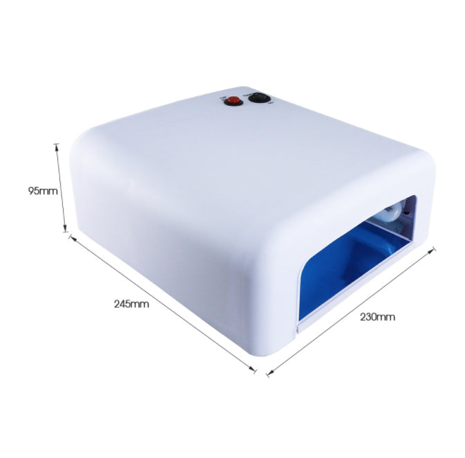 Uniqkart BST-818 Finger UV LED Gel Lamp Nail Dryer Electric Led Nail UV Lamp 220V - EU Plug