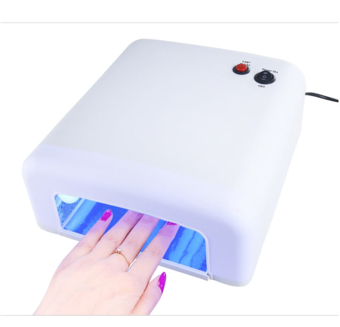 Uniqkart BST-818 Finger UV LED Gel Lamp Nail Dryer Electric Led Nail UV Lamp 220V - EU Plug