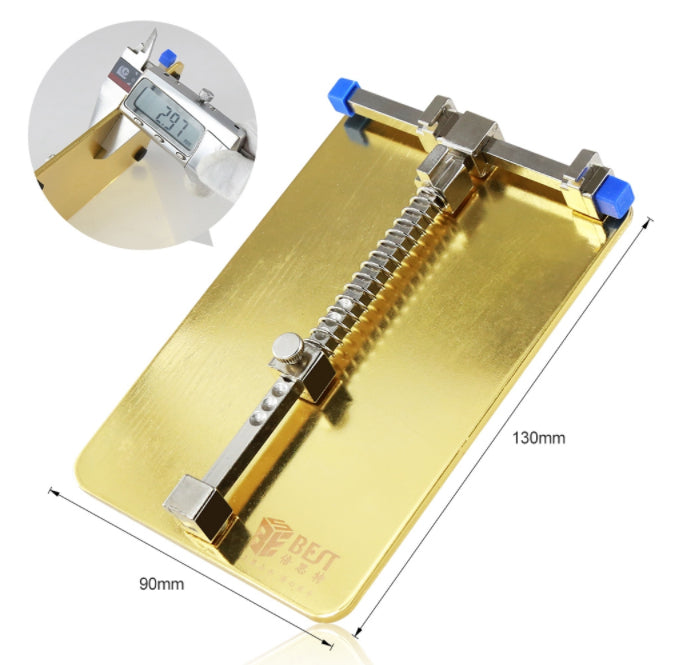 Uniqkart BST-001C DIYFIX Stainless Steel Circuit Board PCB Holder Fixture Work Station for Chip Repair Tools