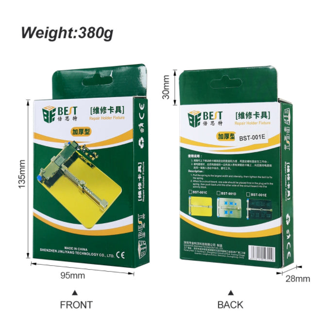 Uniqkart BST-001C DIYFIX Stainless Steel Circuit Board PCB Holder Fixture Work Station for Chip Repair Tools