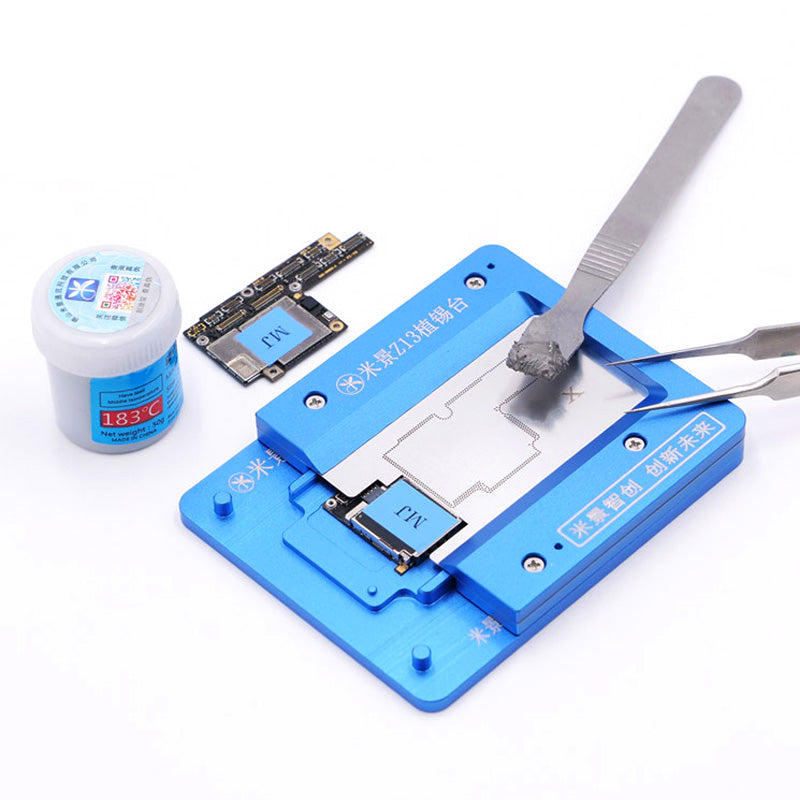 Uniqkart Z13 BGA Reballing Accessory for iPhone X / XS / XS Max PCB Support JIG Board Maintenance Platform
