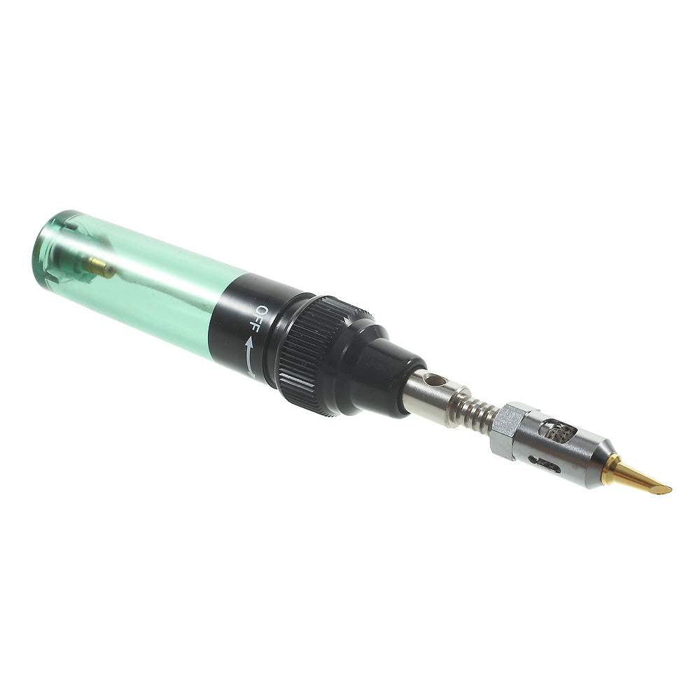Renmei MT-100 Pen Style Butane Gas Torch Soldering Iron 8ML - Green