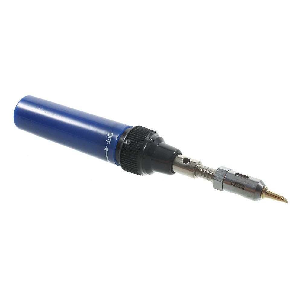 Renmei MT-100 Pen Style Butane Gas Soldering Iron Blow Torch 8ML - Blue