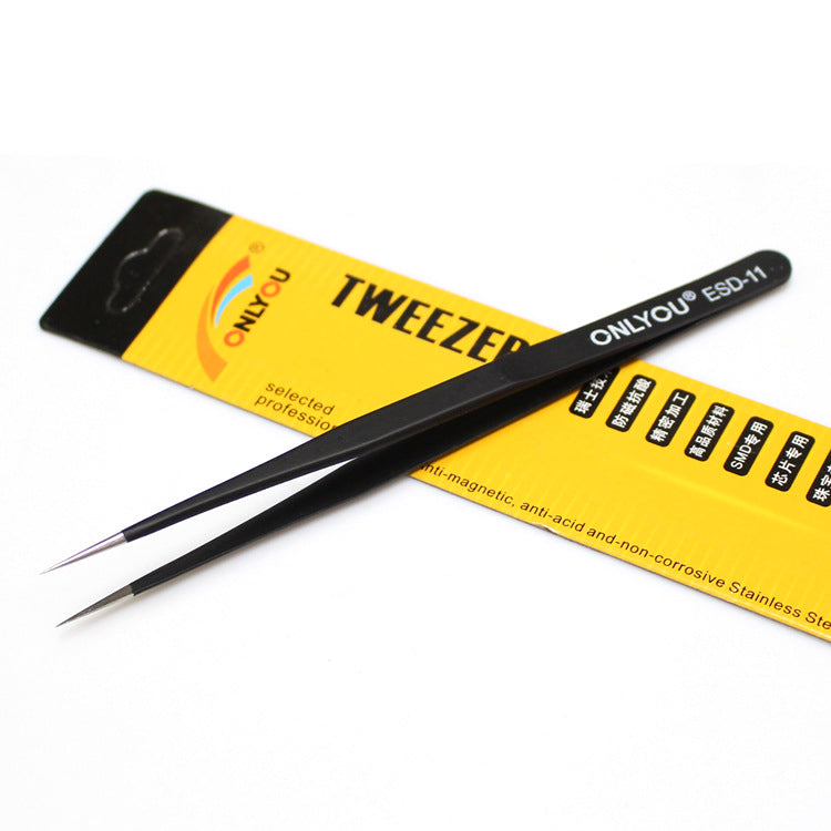 8Pcs/Set ONLYOU Anti-static Stainless Steel High Precision Profession Tweezers