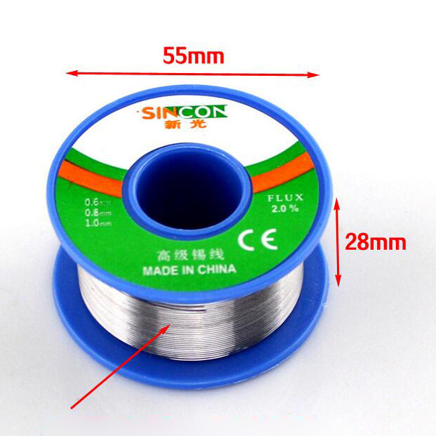 SINCON 0.6mm Flux Soldering Solder Wire Tin Lead Rosin Core