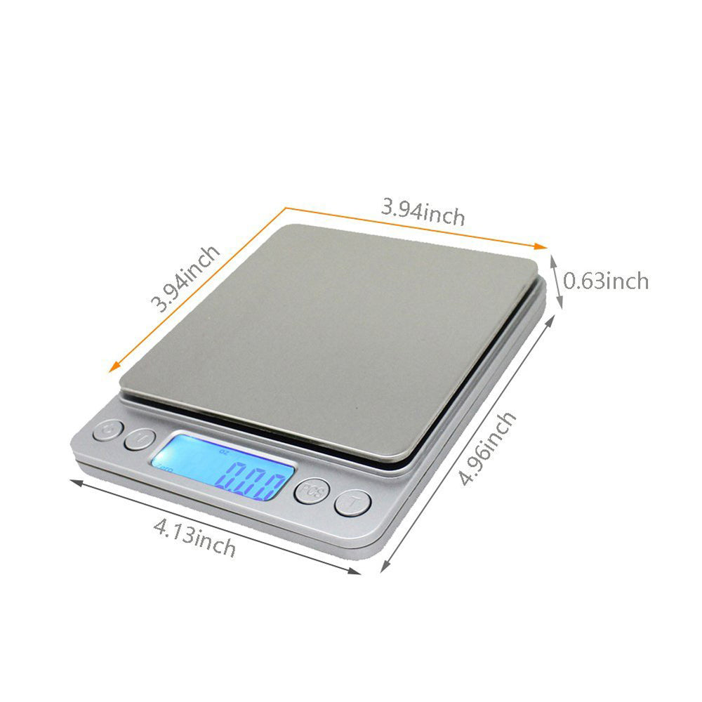 3000g/0.1g High Accuracy Mini Digital Pocket Scale Jewelry Electronic Kitchen Food Scale
