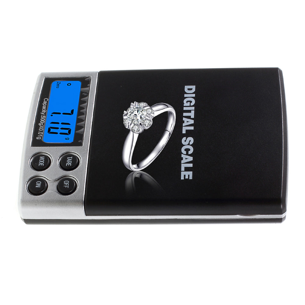 HF-06 2000g/0.1g Digital Pocket Jewelry Weigh Scale High Precision with Back-lit LCD