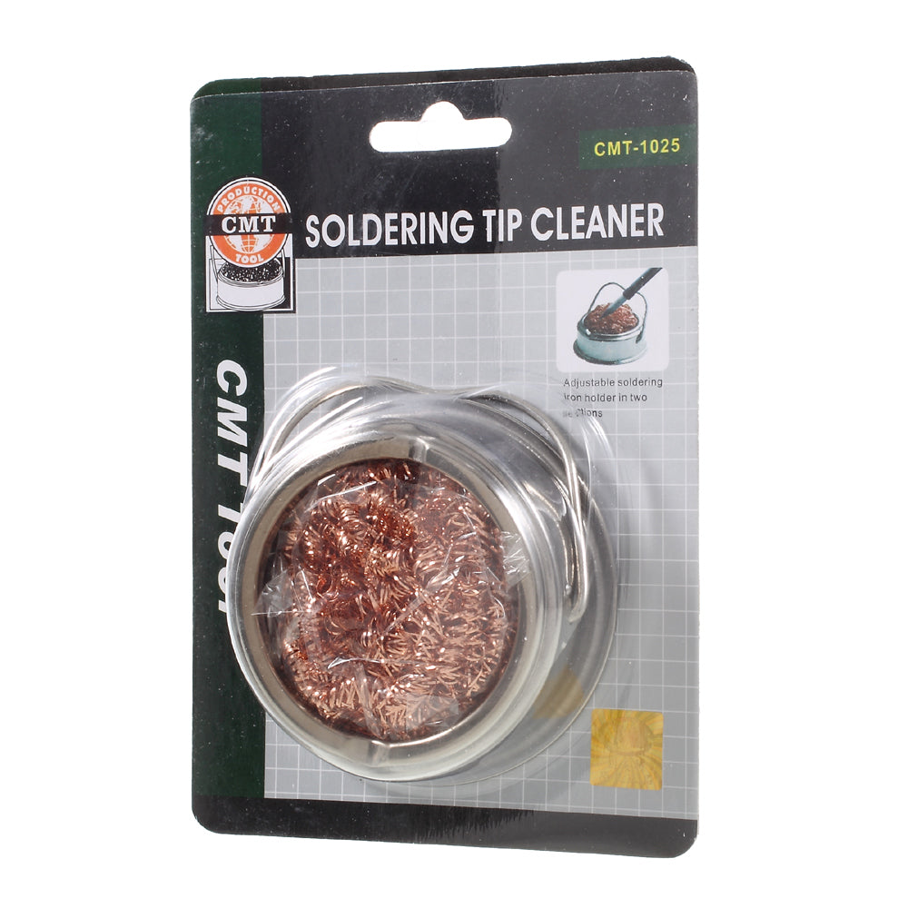 CMT-1025 Welding Soldering Iron Tip Cleaner Wire Cable and Holder