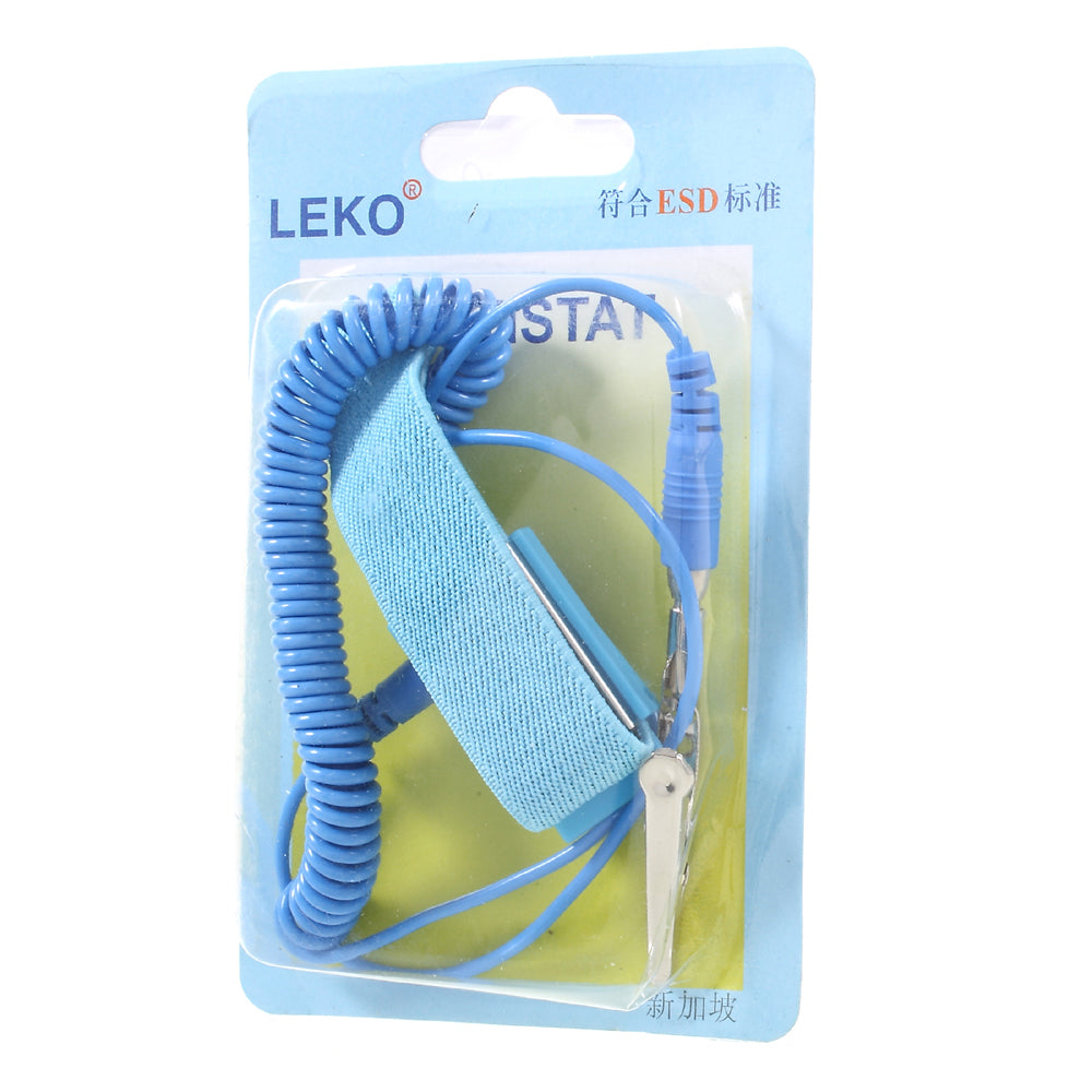 CT-511A Anti-Static Electricity Grounding Wristband Wrist Strap Band - Blue