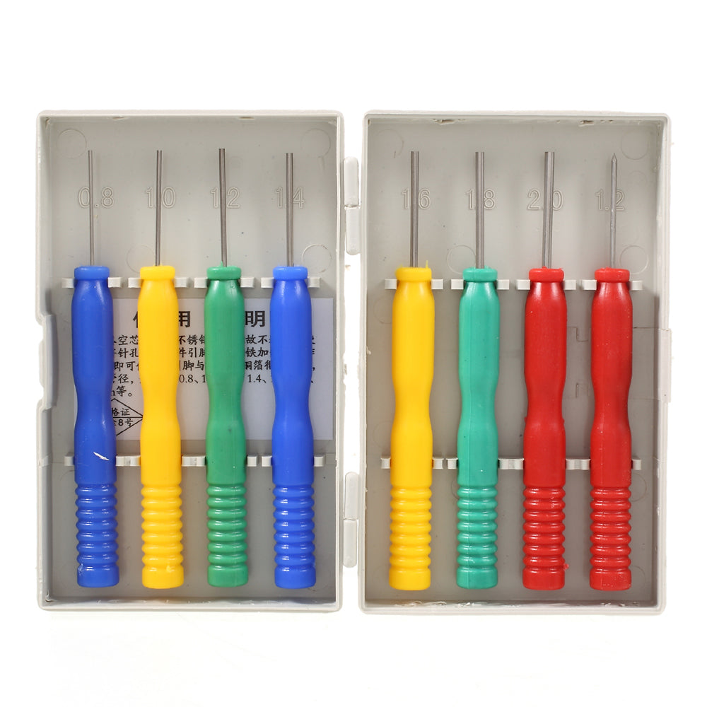 8-In-1 Multicolored Hollow Needles Desoldering Tool for Electronic Components Repair
