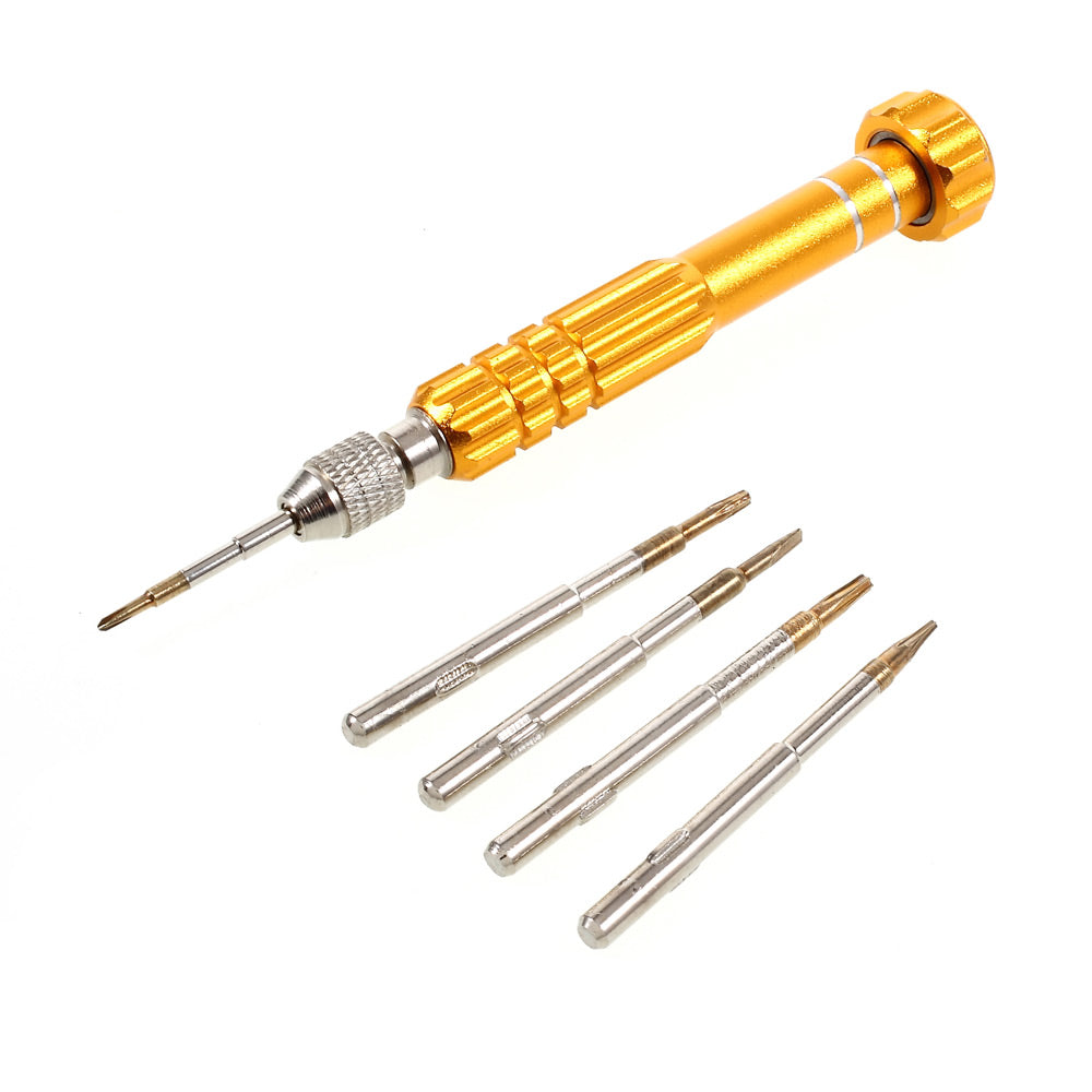 Disassemble Screwdriver Tool Set with 5 Bits for Mobile Phone