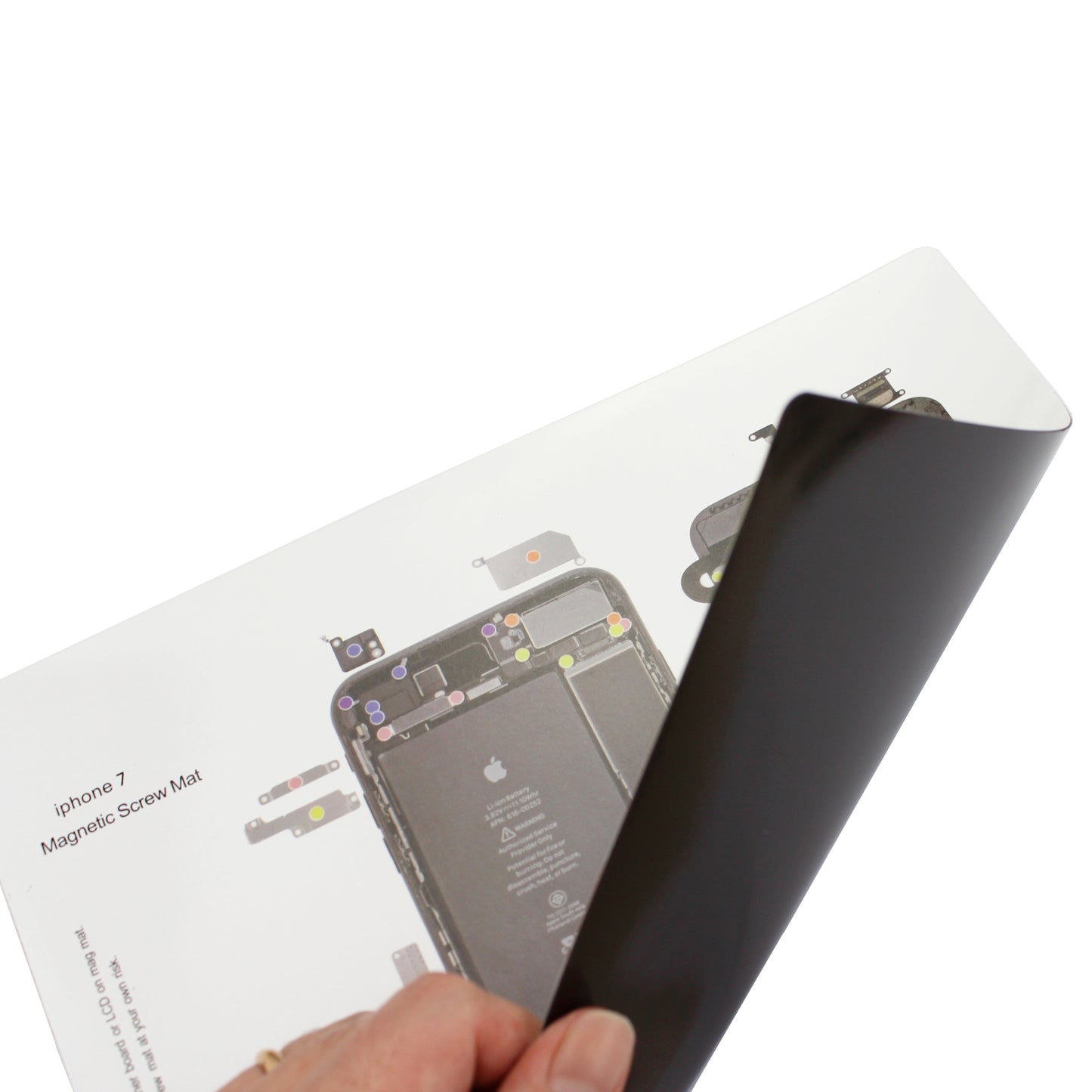 Uniqkart for iPhone 7 4.7 Professional Magnetic Screw Mat Chart Repair Tool