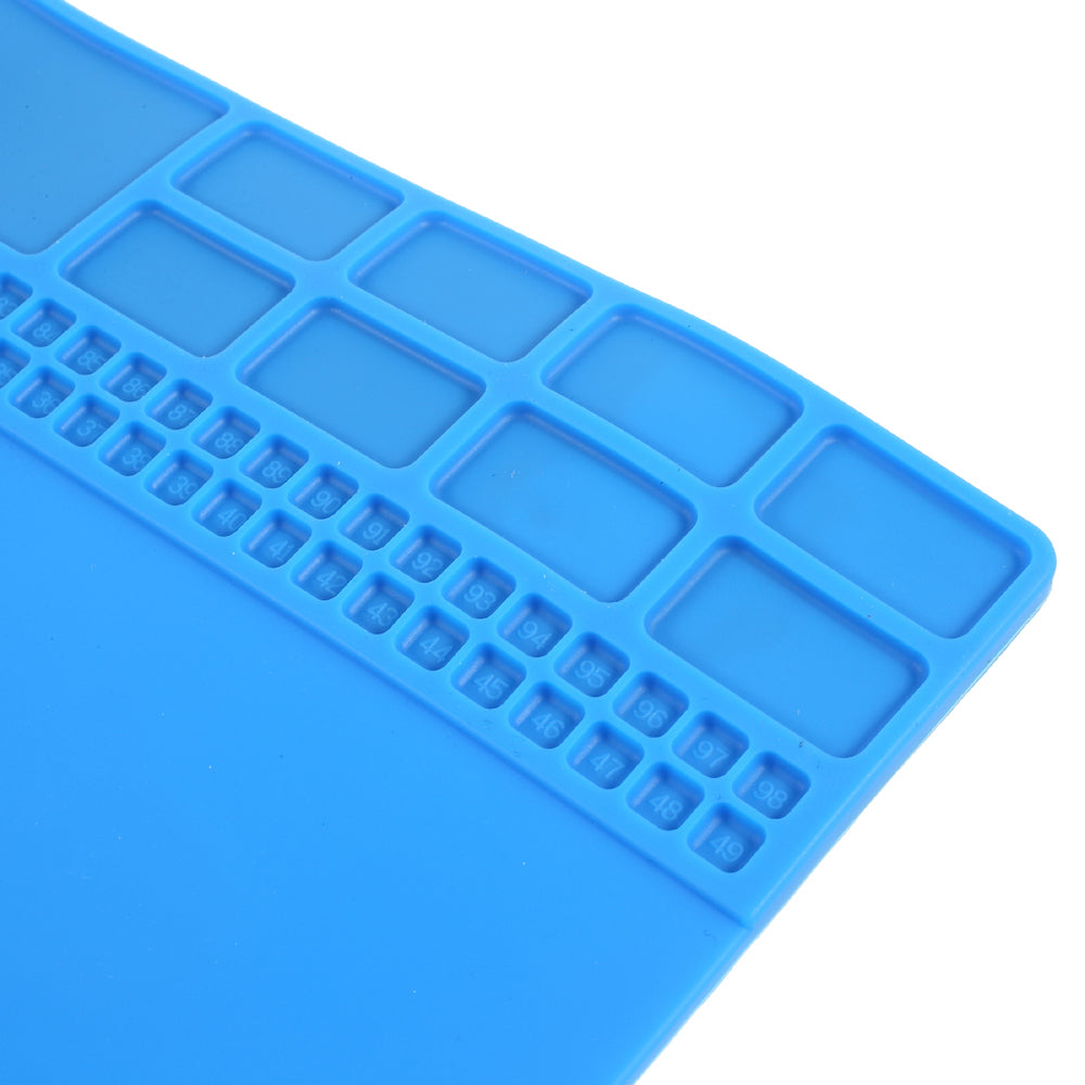 W211 Soft Magnetic Heat Insulation Repair Platform Mat Pad - Blue