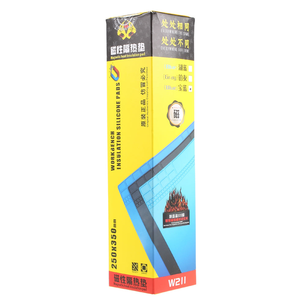 W211 Soft Magnetic Heat Insulation Repair Platform Mat Pad - Blue