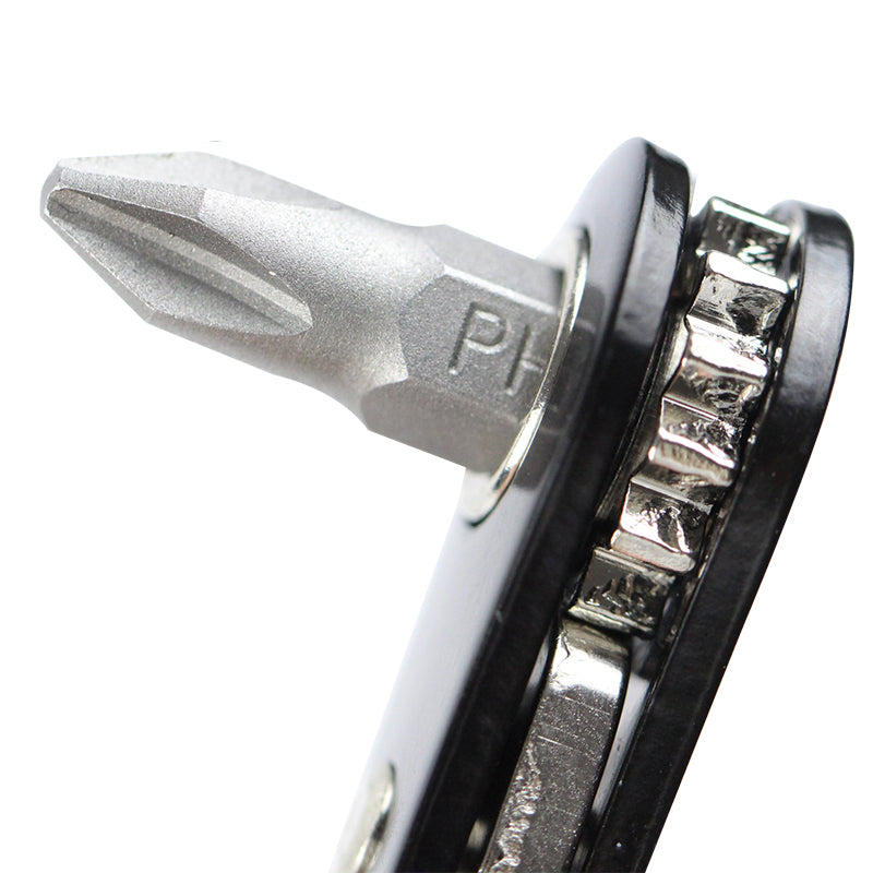 LAOA 10-in-1 L Shape Ratchet Screwdriver and Screwdriver Bits Set