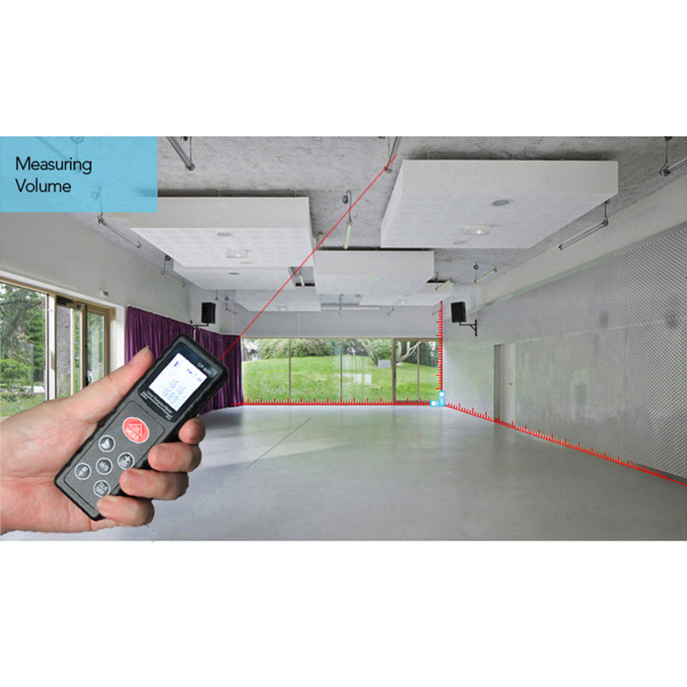 CP-60H Mini 60M Handheld Digital Laser Distance Meter Diastimeter for Construction Industries - Black