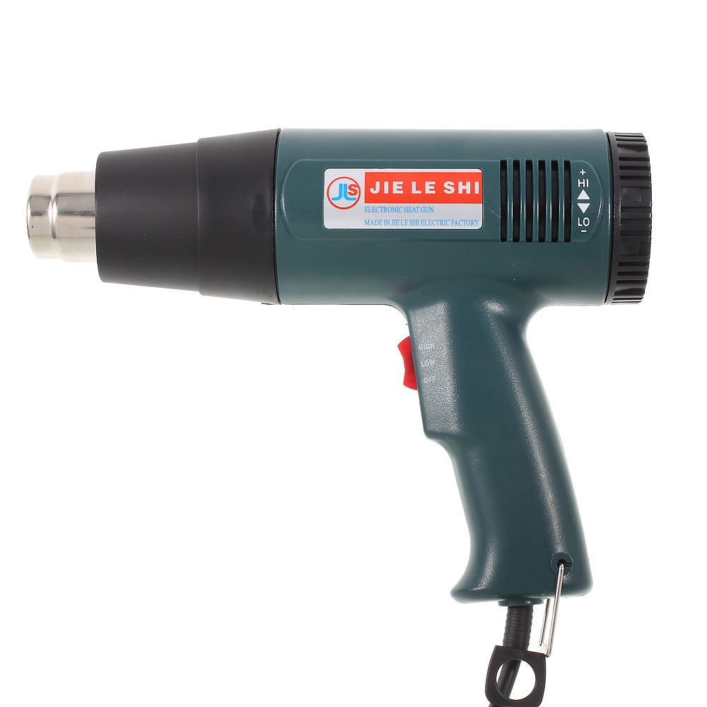 JLS-802 1800W 220V Adjustable Temperature Electronic Heat Gun for Crafts, Shrink Tubing, Repair - CN Plug