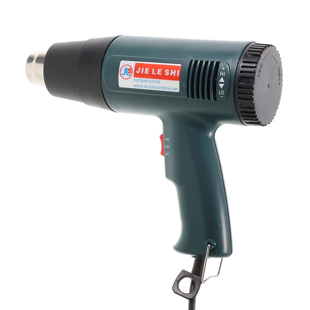 JLS-802 1800W 220V Adjustable Temperature Electronic Heat Gun for Crafts, Shrink Tubing, Repair - CN Plug