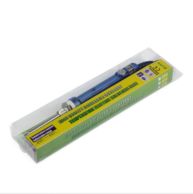 Uniqkart 908 60W Temperature Control Electronic Soldering Iron Tool - 220V / CN Plug