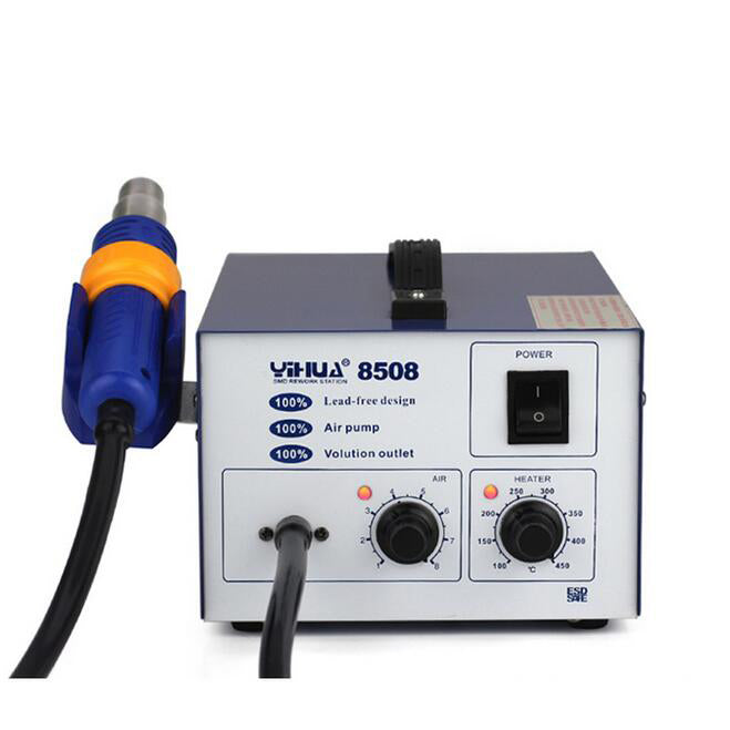 Uniqkart 8508 Air Soldering Station Temperature Controlled with Silicone Line - 220V / EU Plug