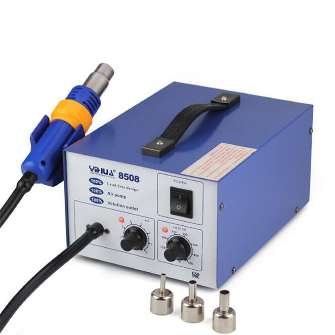 Uniqkart 8508 Air Soldering Station Temperature Controlled with Silicone Line - 220V / EU Plug