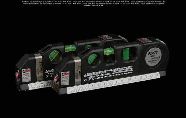 Multipurpose Laser Level Laser Measure Line 8ft Measure Tape Ruler Adjusted Standard and Metric Ruler