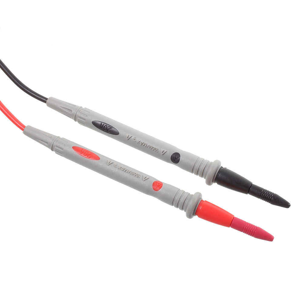 1 Pair 1000V 20A Silicone Voltage Leads Cable Banana Plug Test Probes Pens