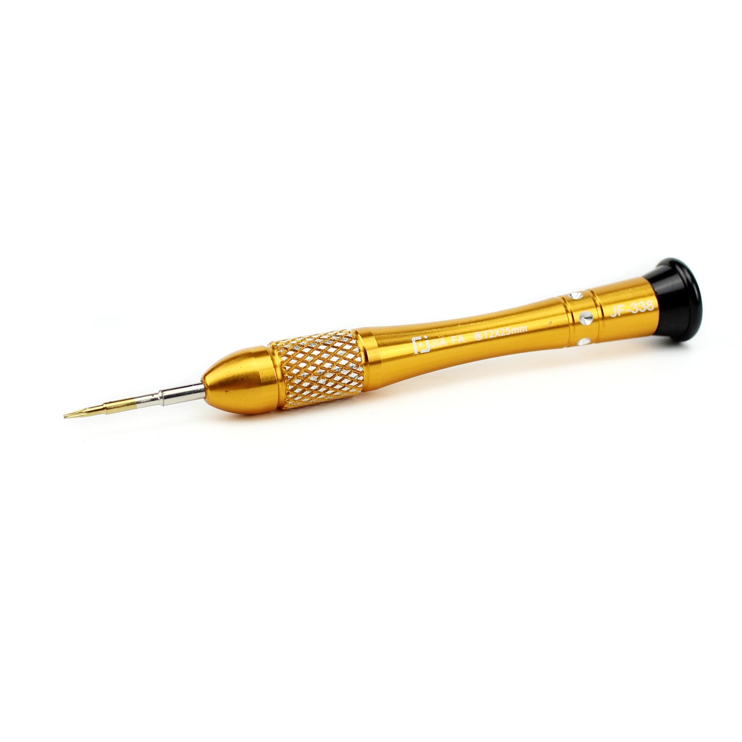 Professional Precision T2 x 25mm Torx Screwdriver Non-slip Handle - Gold Color