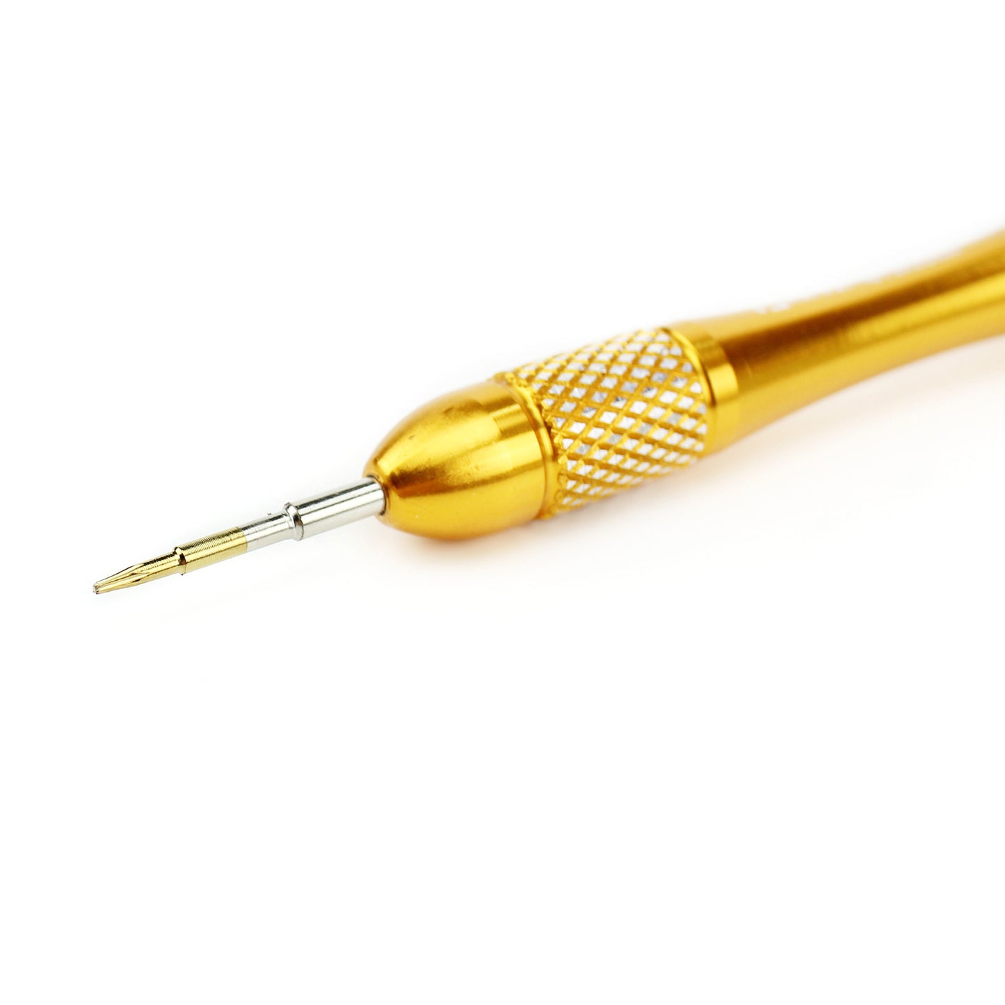 Professional Precision T2 x 25mm Torx Screwdriver Non-slip Handle - Gold Color