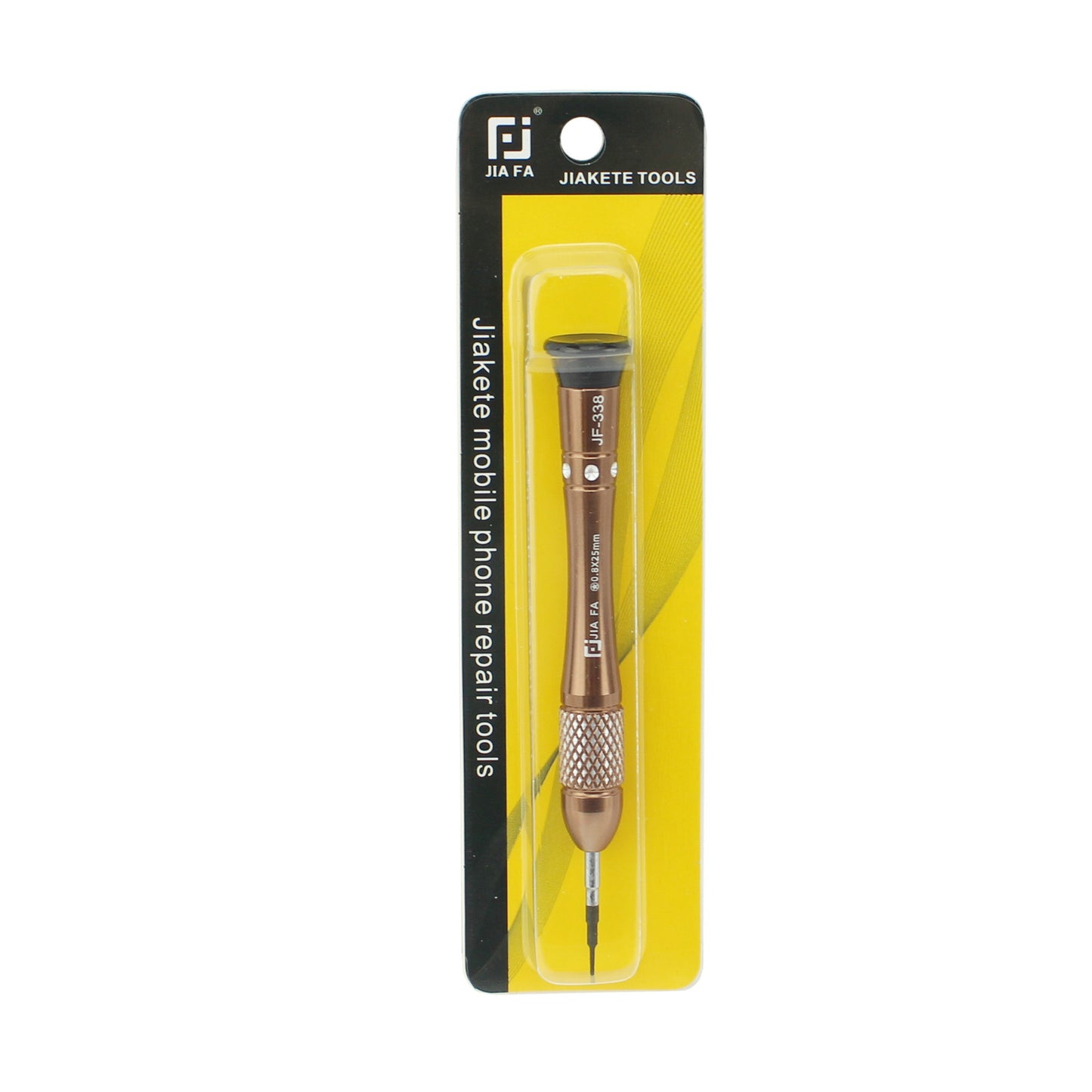 Professional 0.8x25mm Pentalobe Screwdriver Non-slip Handle Repair Tool - Rose Gold Color