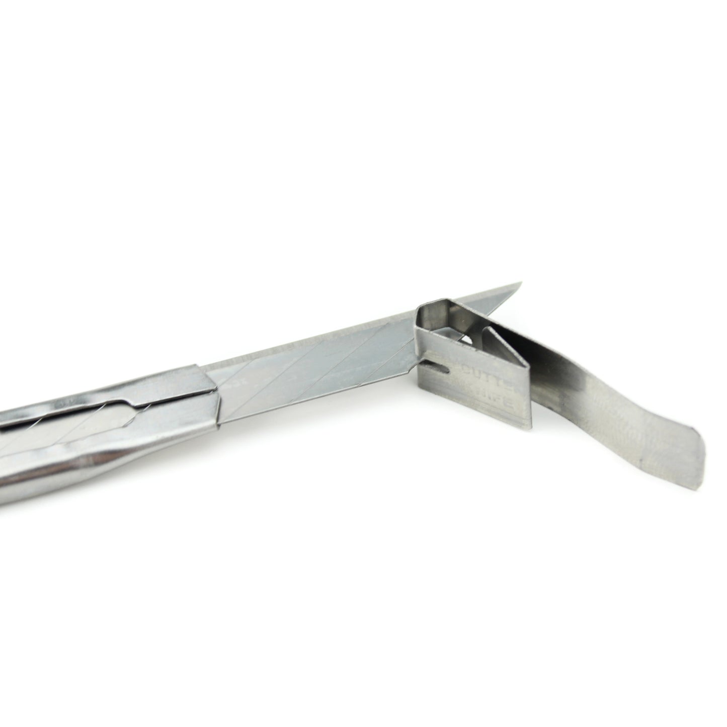 JF-822 Retractable Metal Knife Cutter Cellphone Repair Tool - Silver Color