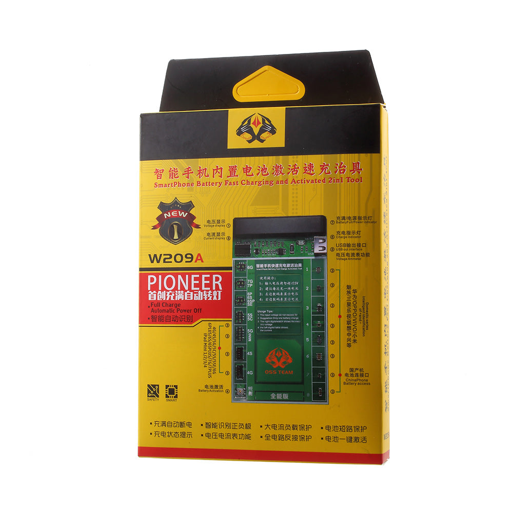 W209A Smartphone Battery Fast Charging and Activated 2-in-1 Tool
