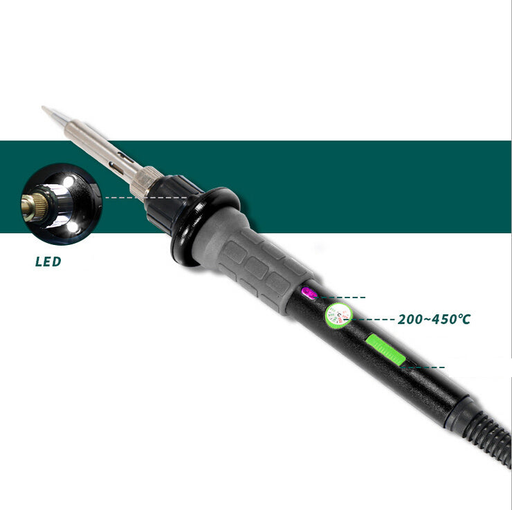 YIHUA 947 Adjustable Temperature 60W Welding Solder Soldering Iron - 220V