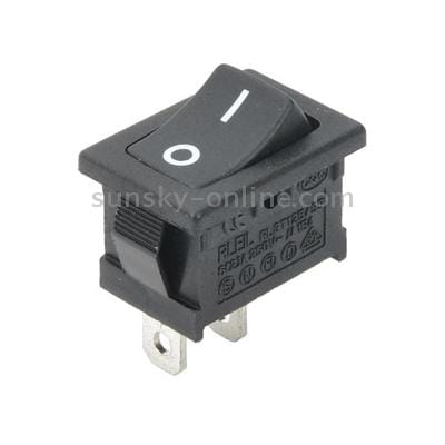 20 pcs Electrical Power Control On / Off Rocker Switch (Black)