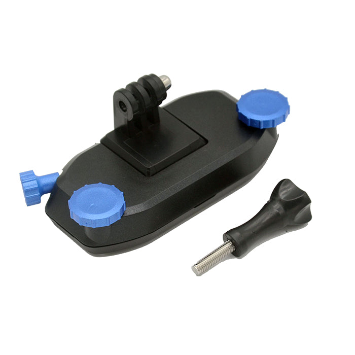 Quick Release Backpack Shoulder Belt Button Mount for GoPro Hero Xiaomi Yi SJCAM Action Cameras - Blue