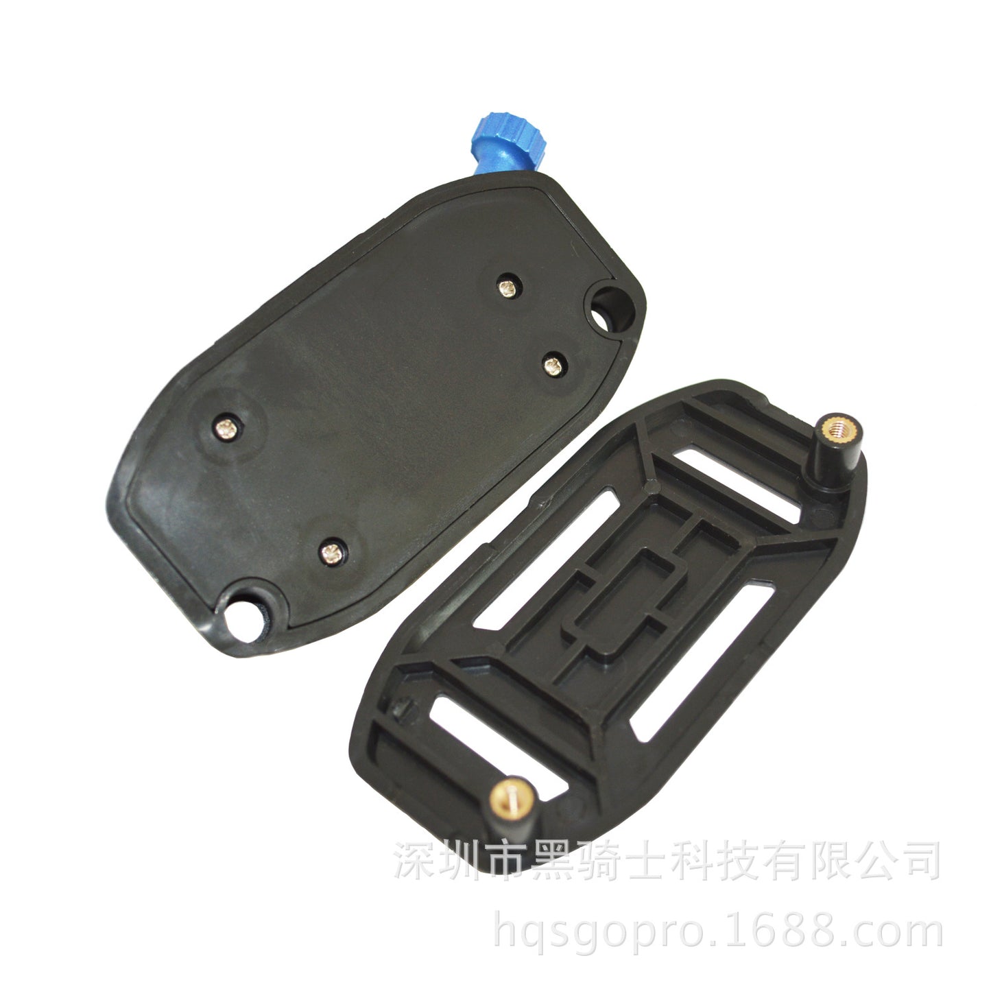 Quick Release Backpack Shoulder Belt Button Mount for GoPro Hero Xiaomi Yi SJCAM Action Cameras - Blue