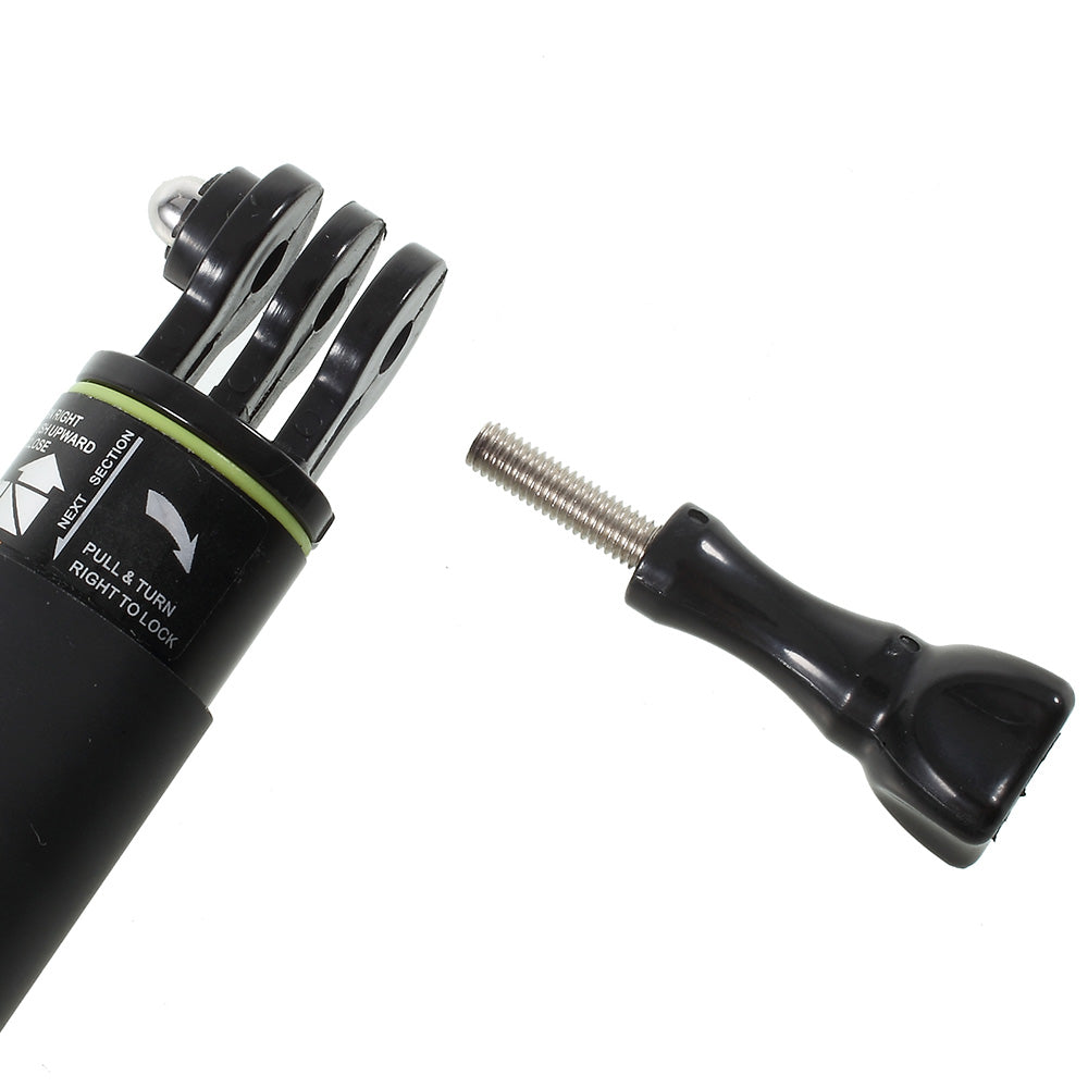 H611 Handheld Selfie Stick Monopod with Thumb Screw for Sports Action Camera - Black