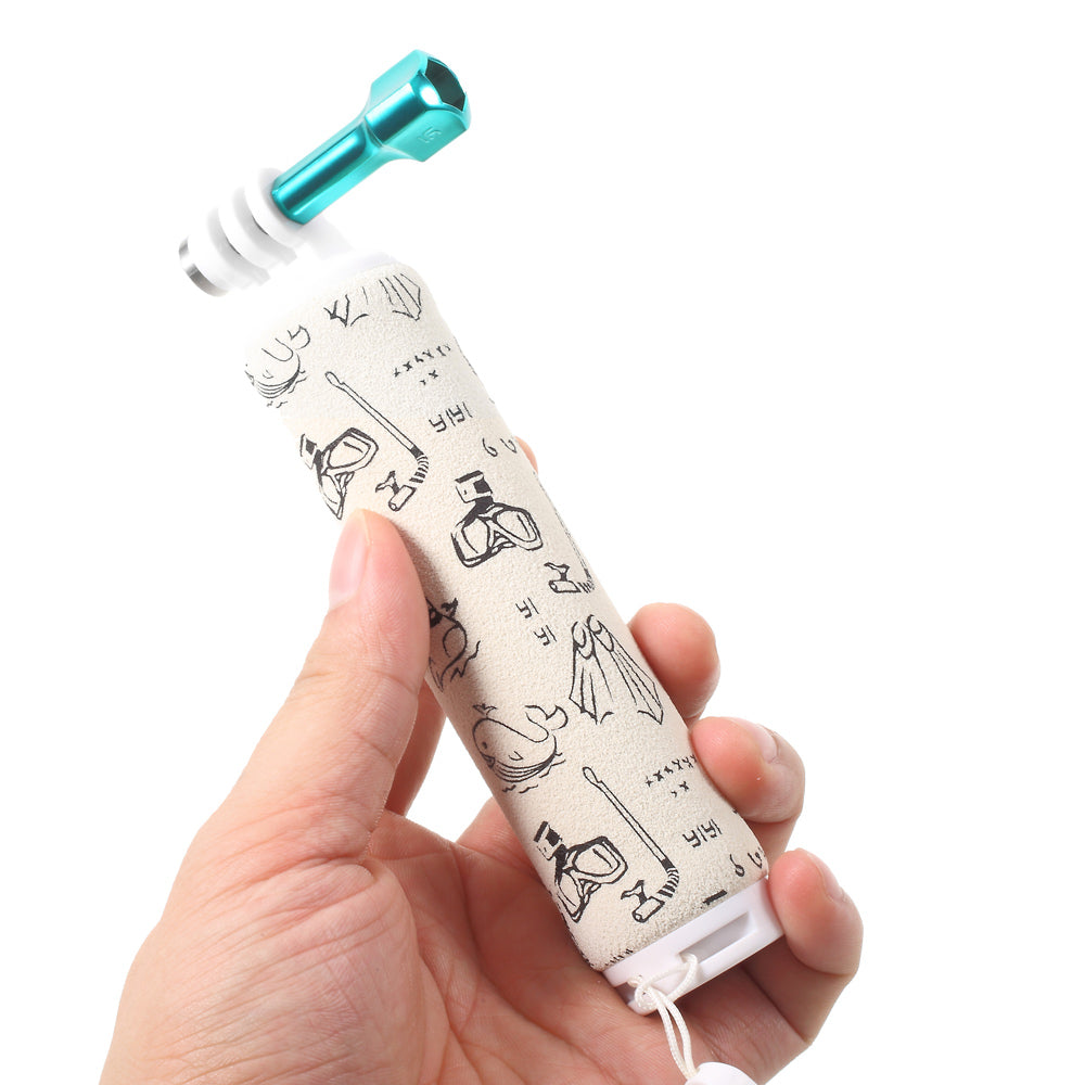 XIAOYI YI Cartoon Floating Handle Bobber Grip Monopod for Xiaoyi 4K Action Camera - White