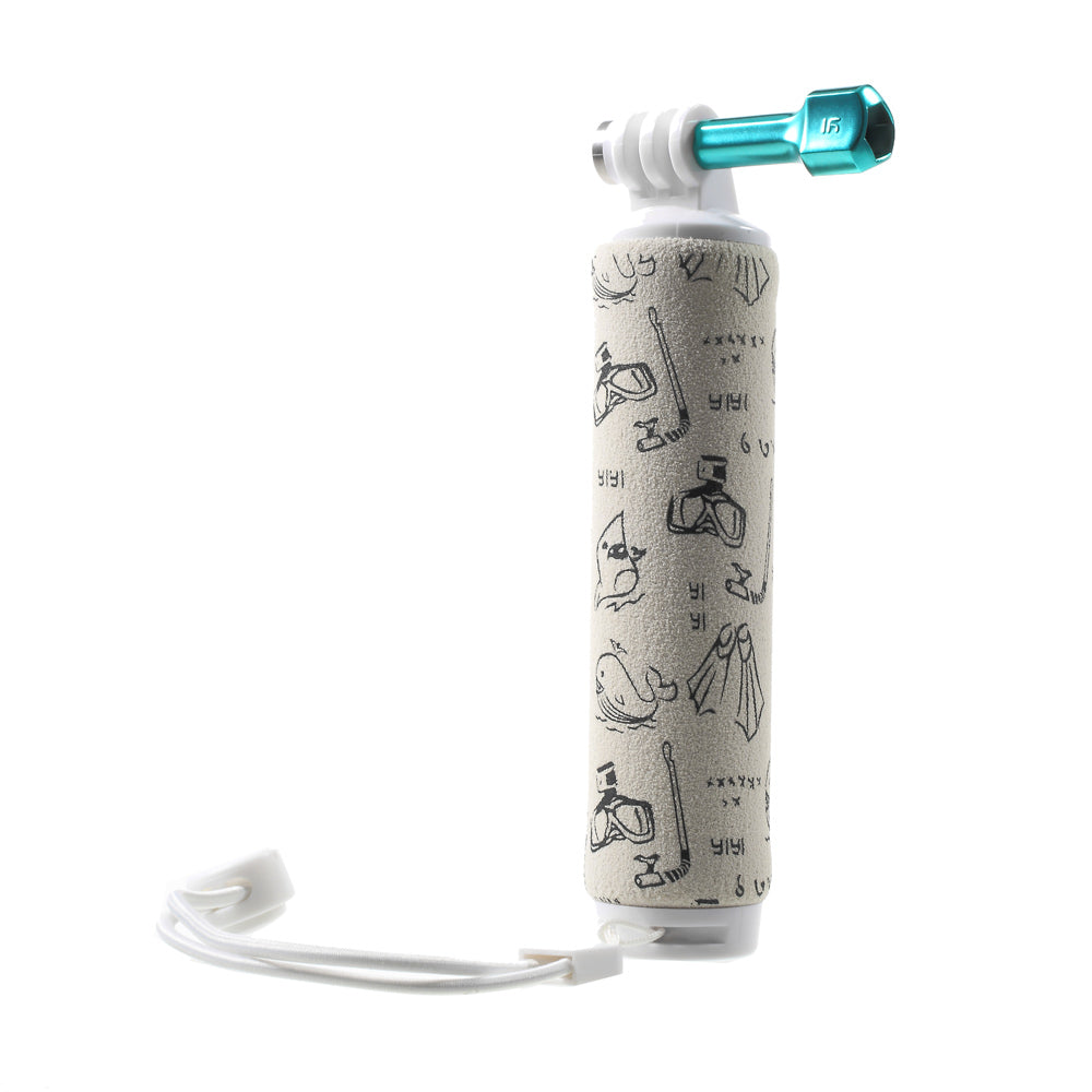 XIAOYI YI Cartoon Floating Handle Bobber Grip Monopod for Xiaoyi 4K Action Camera - White